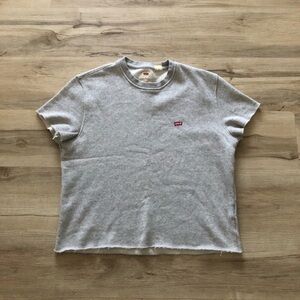 Levi's Light Gray Men's Short Sleeve Tee